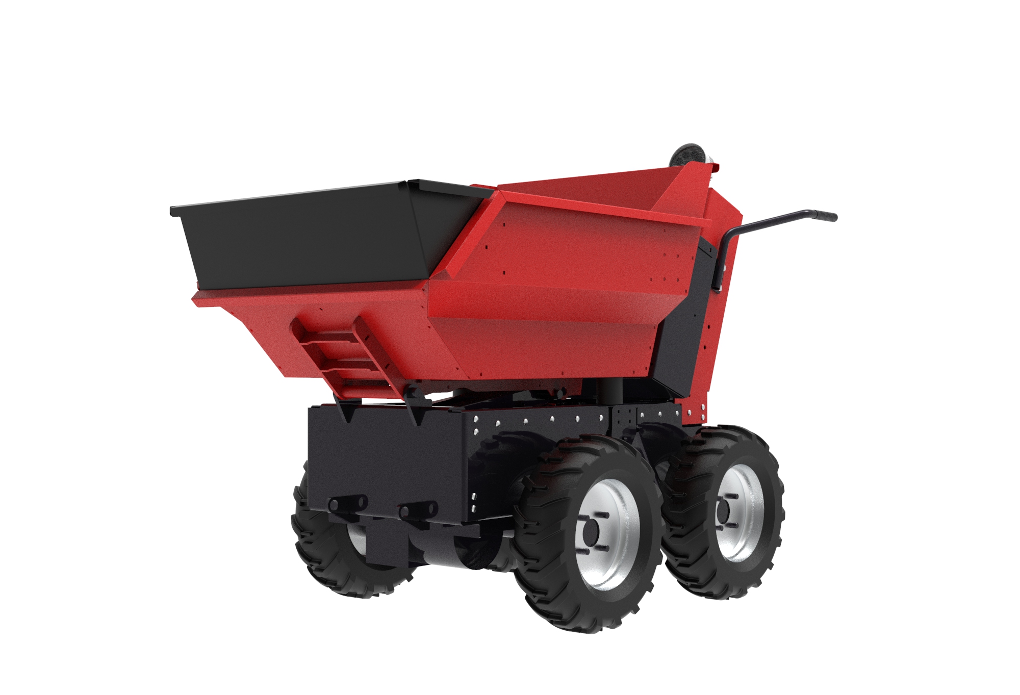 GOAT E250 4x4 Çift Motorlu & Çift Diferansiyelli Elektrikli Mini Damper Elektrikli Yük Taşıma