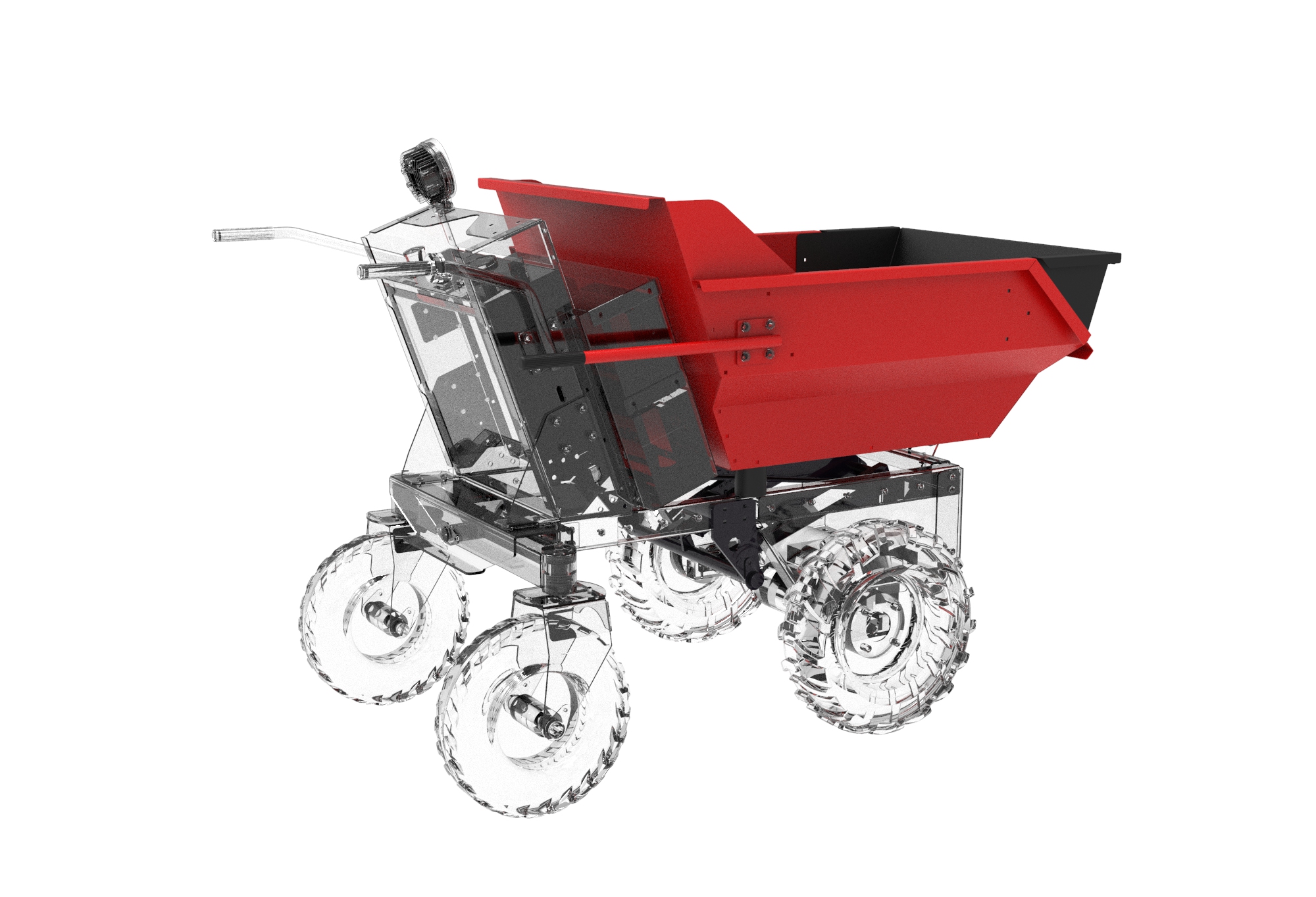 GOAT E250 ELEKTRİKLİ MİNİ DAMPER KÜVET KASA (220 LİTRE)