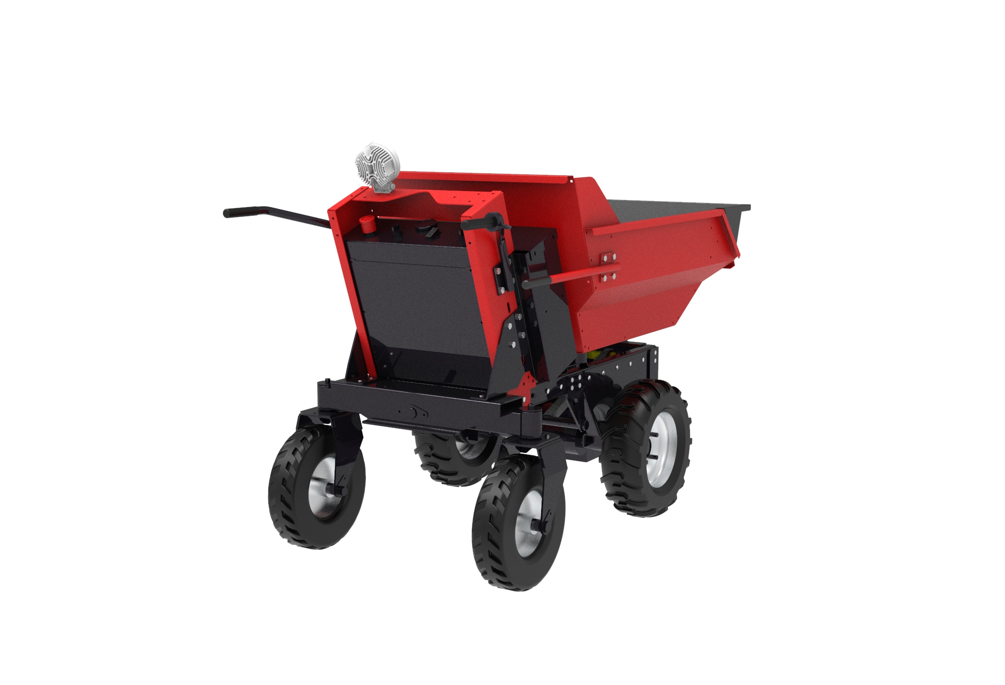 GOAT E250 4x2 Yüksek Manevra Kabiliyetli Elektrikli Mini Damper (210L Küvet Kasa)